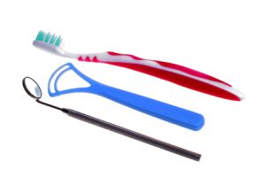 Toothbrush & Tongue Scraper